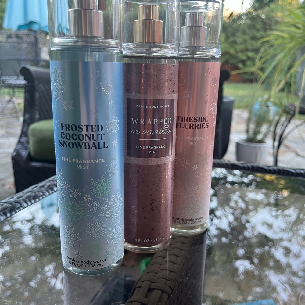 Bath & Body Works ‘Winter Collection’ Fine Fragrance Mists in 3 great scents!